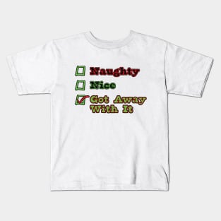 Naughty or Nice List Kids T-Shirt